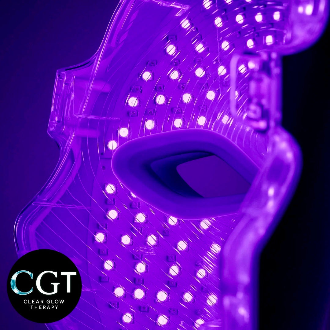LED Halo Mask Clear Glow Therapy