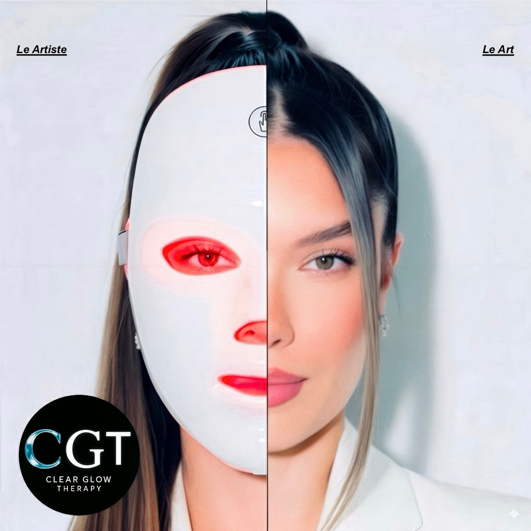 LED Halo Mask Clear Glow Therapy